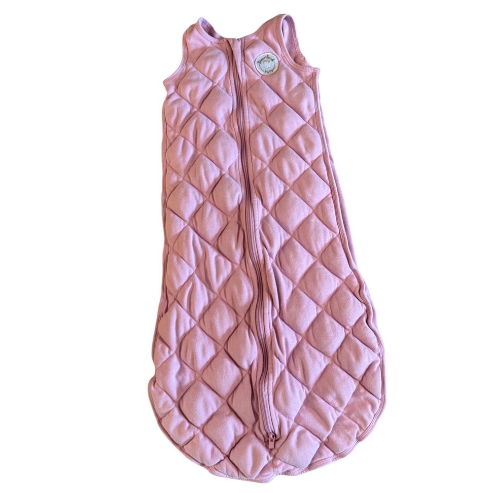 Dreamland Baby Dream Weighted Sack Large 12-24M Pink Quilted Sleep Sack 20-28lbs